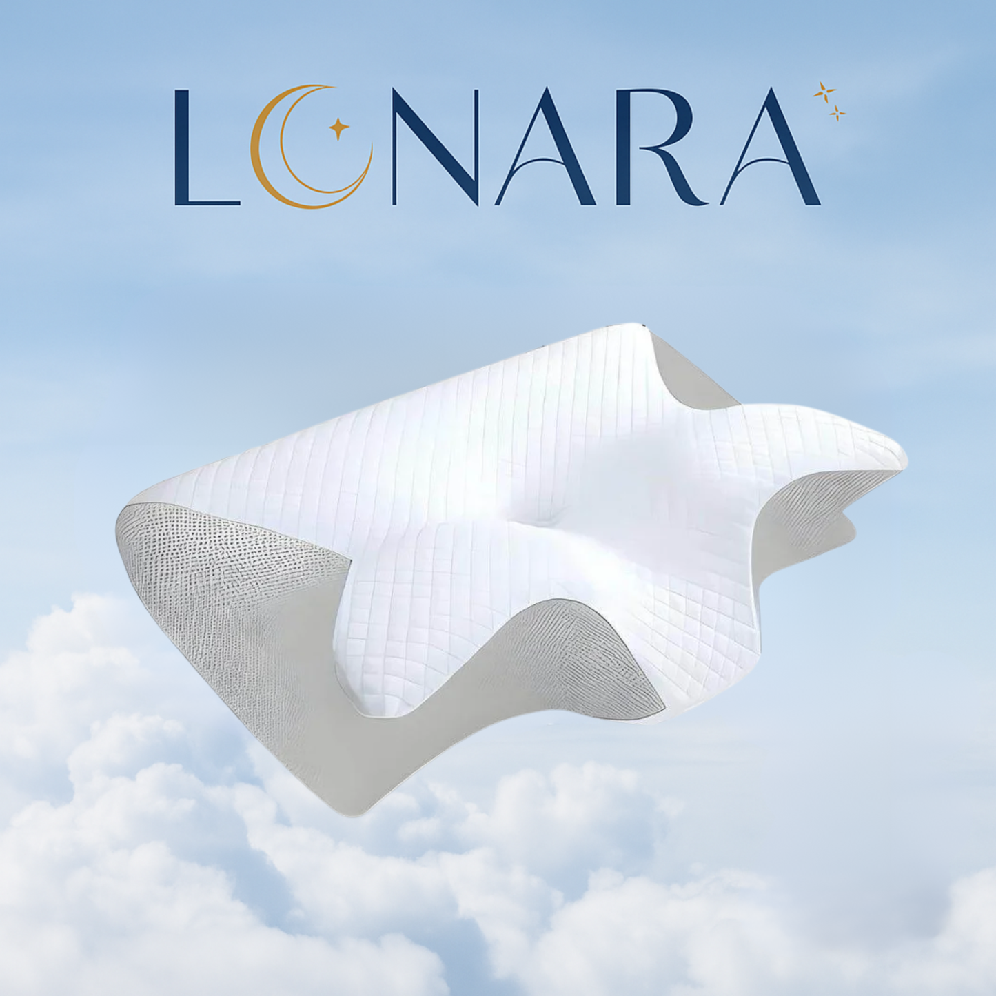 Almohada Ergonómica Cervical LunaraRelax™