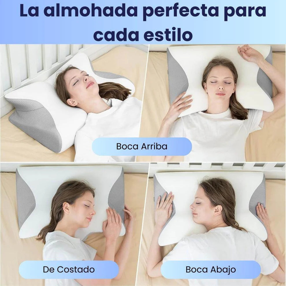 Almohada Ergonómica Cervical LunaraRelax™